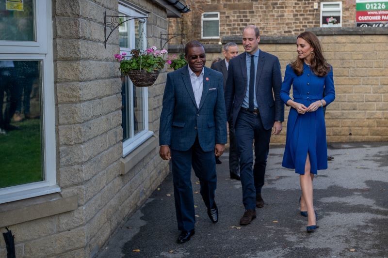Other image for Fans waited hours to see royal couple
